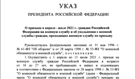 Призыв в армию 2021 года