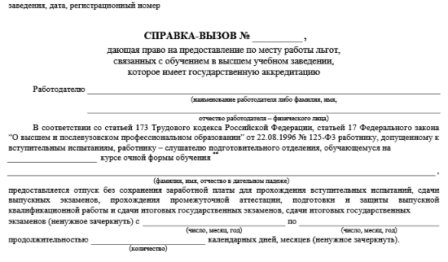 Отсрочка от армии при заочном обучении